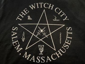 T-SHIRT Silver Pentagram, Salem